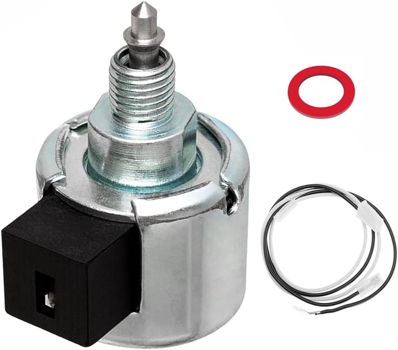 UNIMORE 694393 692734 846639 33R777-0009-G1 صمام كهربائي لإيقاف تدفق الوقود متوافق مع Briggs&Stratton، John Deere Hu sqvarna Craftsman جزازة العشب بديل صمام الكربوراتور لمحرك الحديقة والحديقة - Image 1